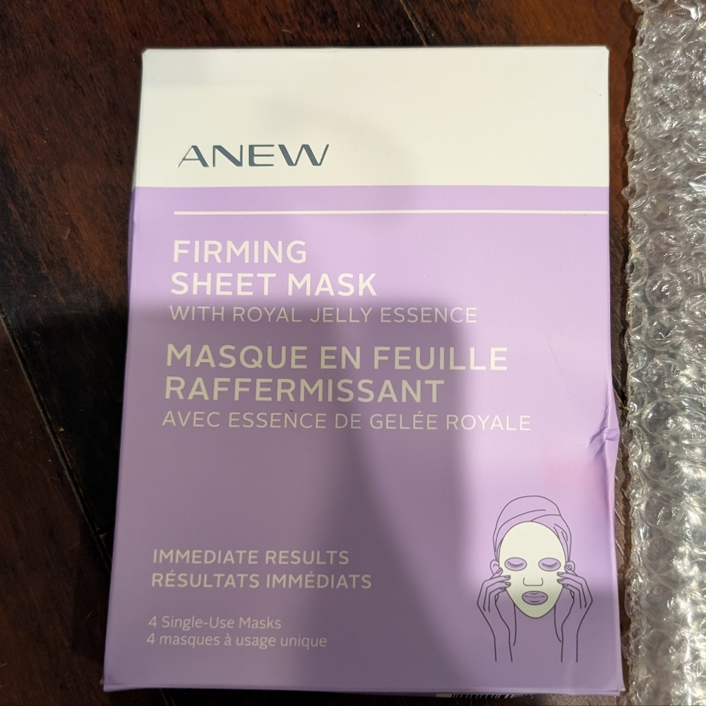 4 Pack Avon Anew Firming Face Mask